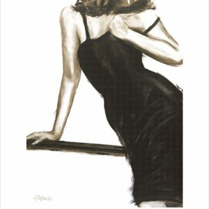 'Little Black Dress III' Painting Print