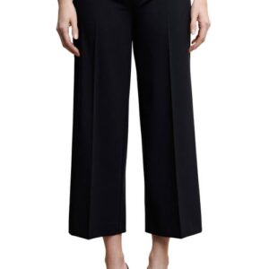 MANGO Recycled Polyester Blend Culottes in Black at Nordstrom, Size 1