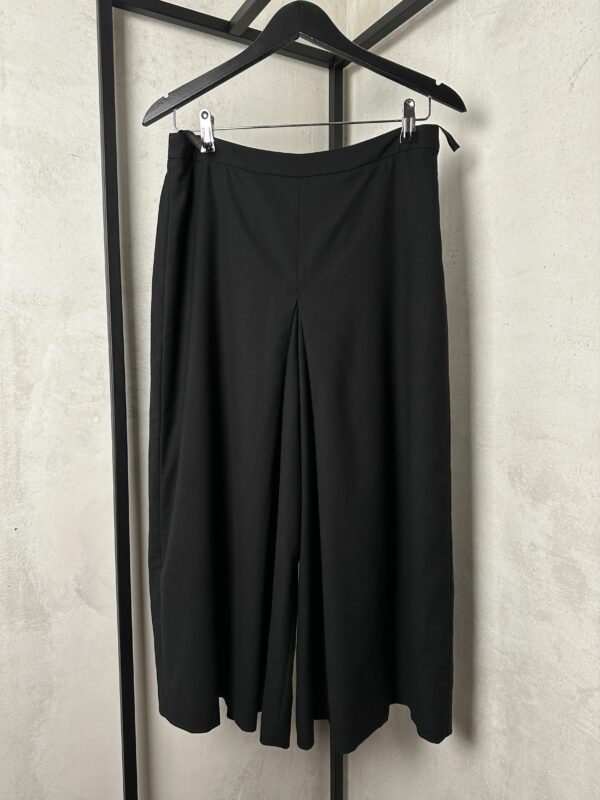 Maison Margiela Black Cupro Culottes, Women's (Size 28)