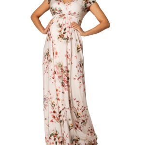 Maternity Francesca Short-Sleeve Maxi Dress