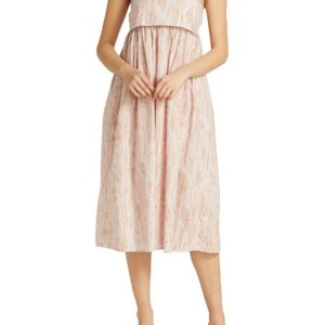 Matthew Bruch Women's Bandeau Babydoll Dress - Pink - Size 2 (S)