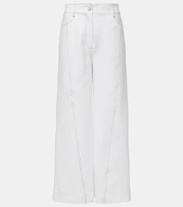 Max Mara Leisure cotton-blend jersey culottes