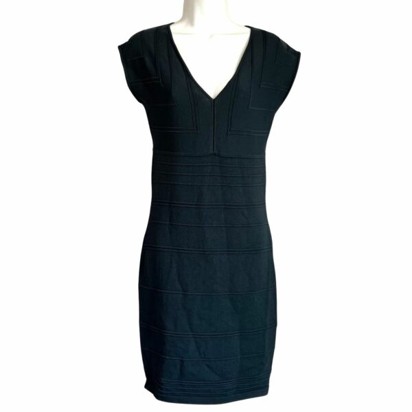 Max Studio Navy Blue Bandage Bodycon Mini Dress Size M Club, Women's