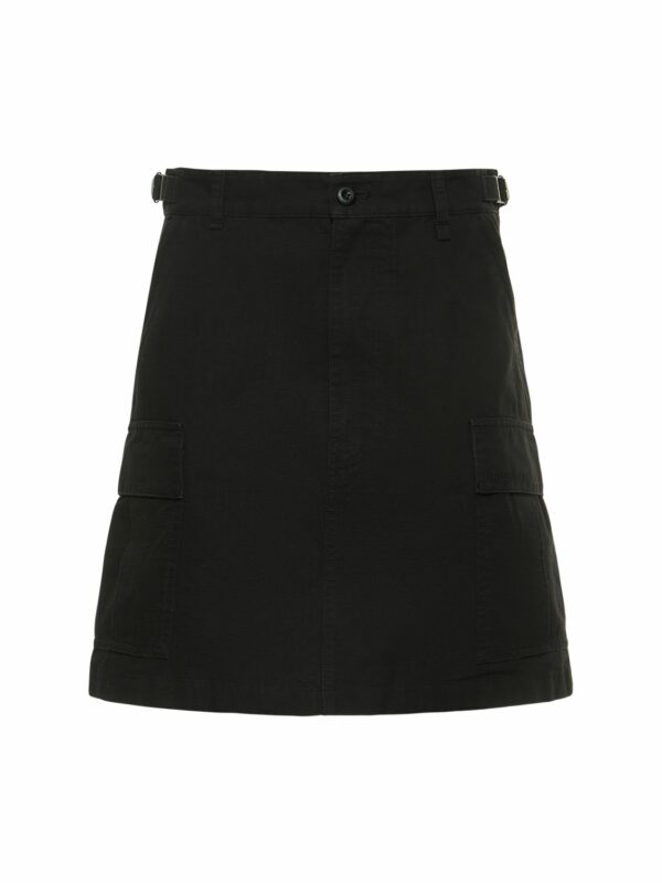 Mini Cotton Cargo Skirt