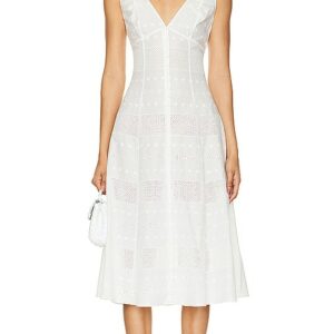 Mirror Palais Afternoon Tea Dress in White. - size S (also in XS)