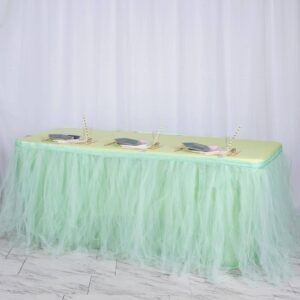 Multi-Layer Tulle Table Skirt