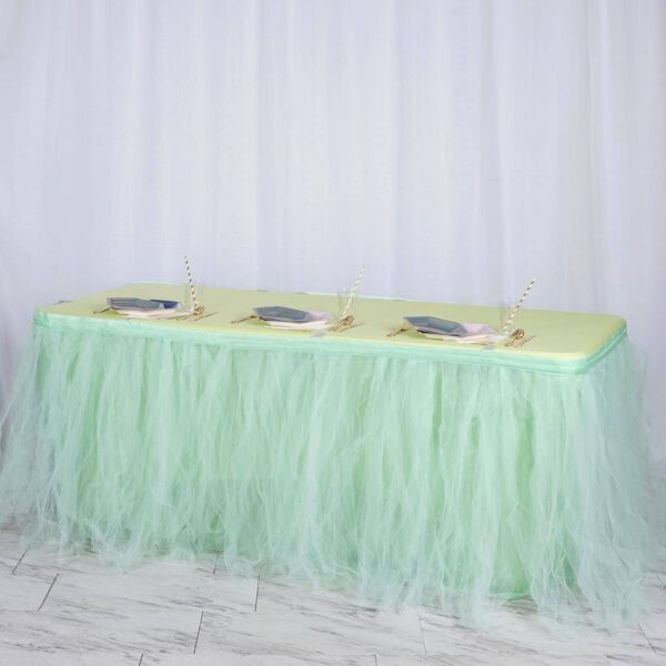 Multi-Layer Tulle Table Skirt