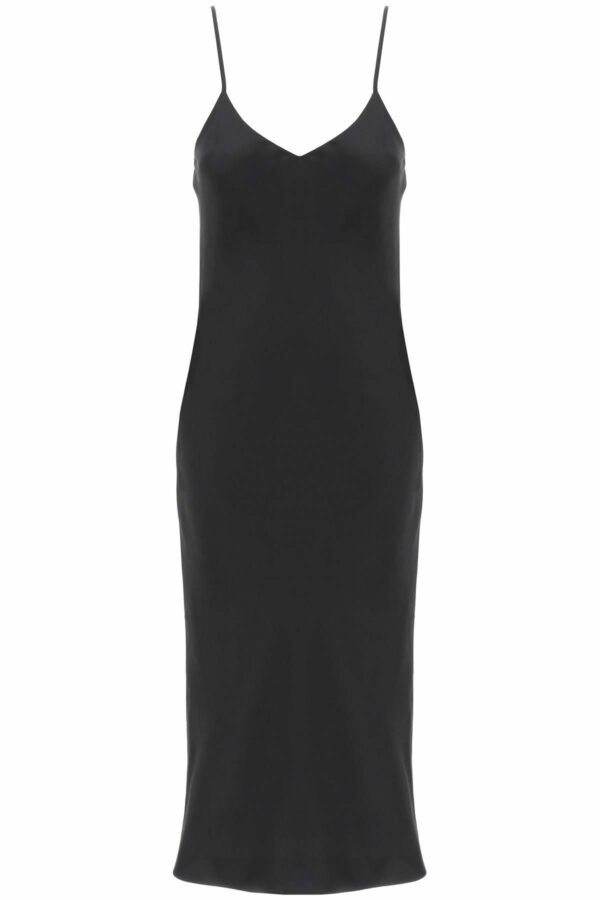 NORMA KAMALI midi crêpe slip dress