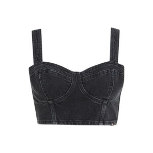 Tommy Jeans Bustier Top - Black