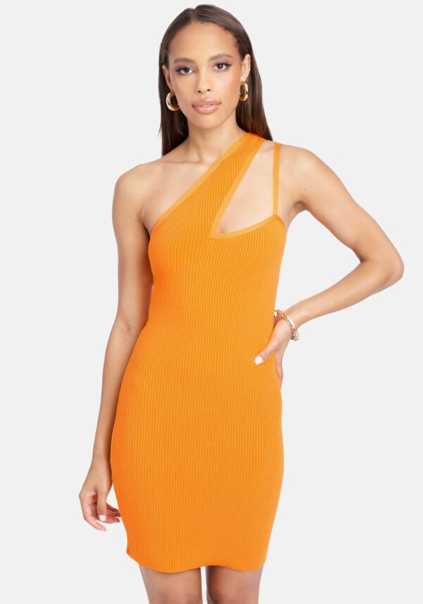 One Shoulder Bandage Dress