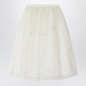 Panice bronze polka dot tulle skirt