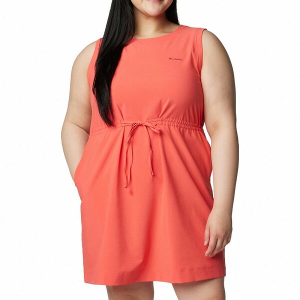 Plus Size Columbia Bogota Bay Tie Waist Mini Shift Dress, Women's, Size: 1XL, Juicy