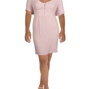 Plus Womens Comfy Short T-Shirt Dress