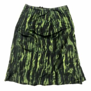 Prada Fw04 Bubble Nylon Runway Skirt in Green, Women's (Size 25)