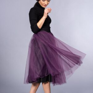 Purple Tulle Skirt