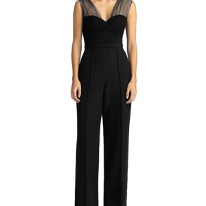 Zac Posen Tulle Bustier Jumpsuit