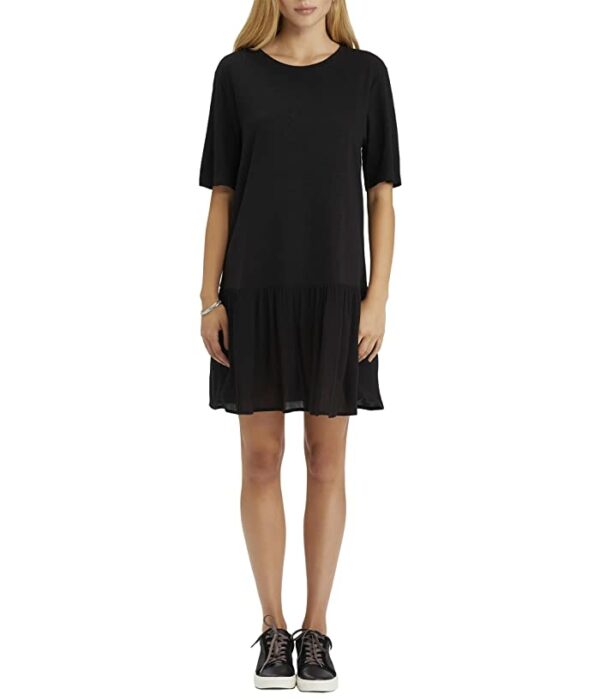 Refresh T-shirt Dress In Black