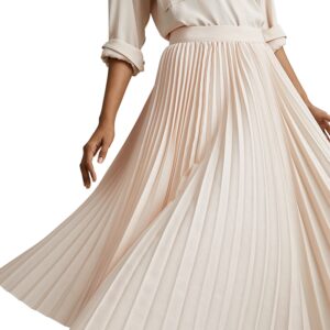 Reiss Azalea Asymmetrical Pleated Skirt