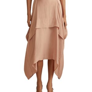 Reiss Maisie Asymmetrical Hem Skirt