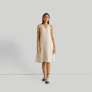 Reistor Women's Reading Tea Leaves Dress - Beige