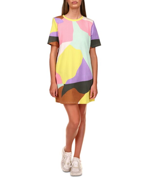 Replay T-shirt Dress In Artist Field