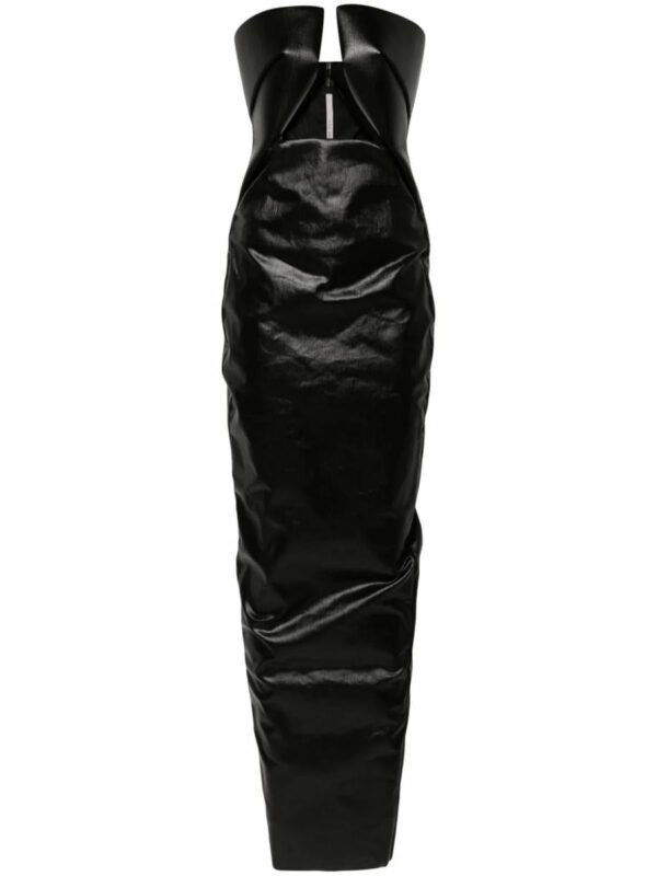 Rick Owens Strapless Cutout Maxi Dress