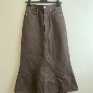 Rick Owens Strobe Godet Skirt in Dust Grey, Men's (Size 29)