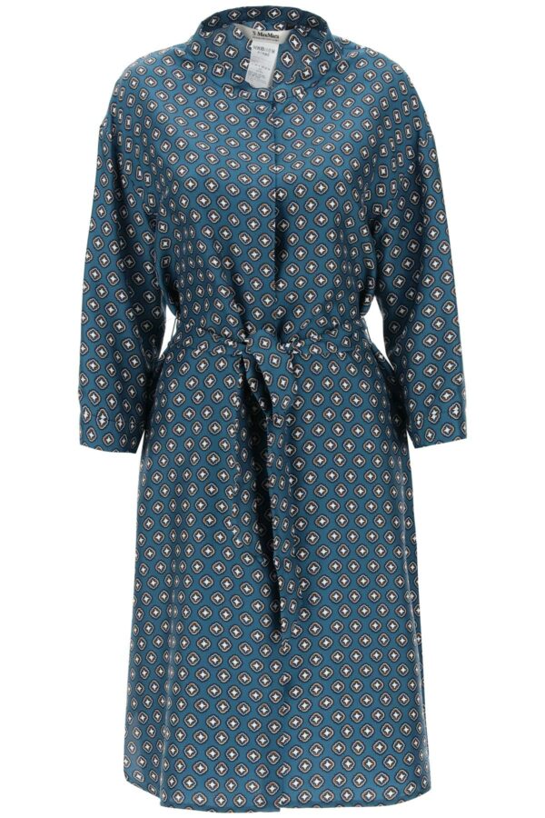 'S MAX MARA 'timetwill' midi kaftan dress in printed silk