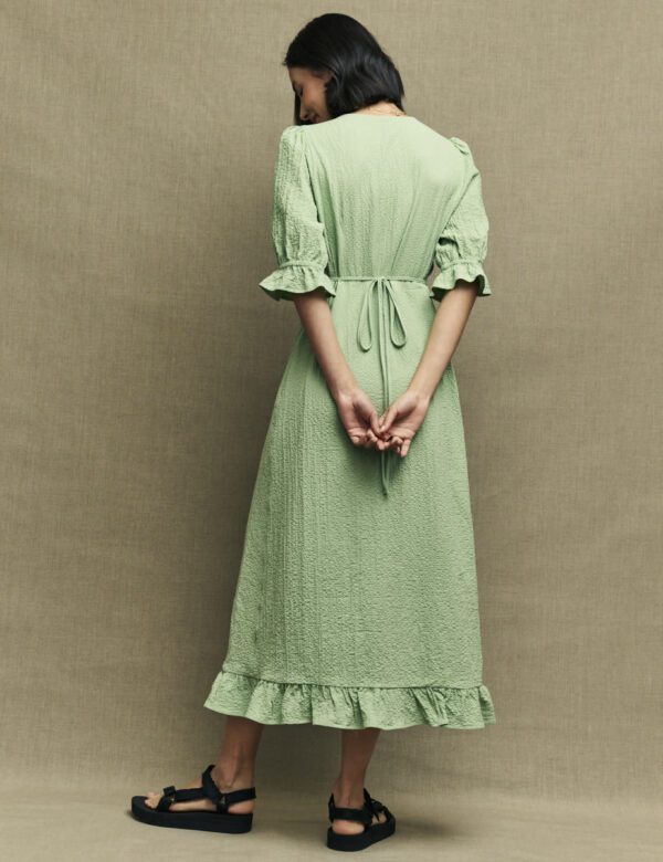 Sage Green Delilah Midi Tea Dress