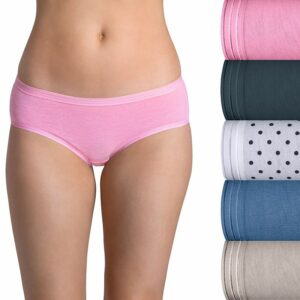 Women's Fruit of the Loom® Ultra Soft 5-pack Hipster Panties 5DUSKHP, High Society Asst