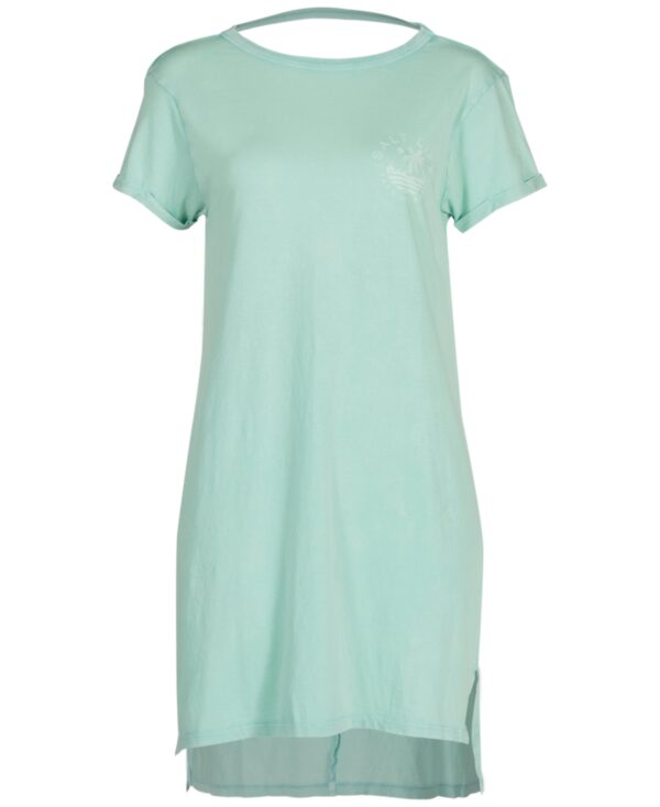 Salt Life Women's Oceanfront Cotton T-Shirt Dress - Seaglass