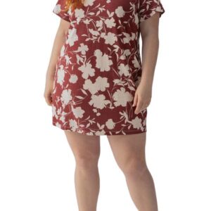 Sanctuary The Only One Organic Cotton Blend T-Shirt Dress in Warm Vista at Nordstrom, Size 1X