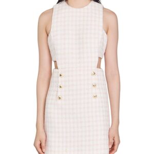 Sandro Liana Sleeveless Cutout Pinafore Dress