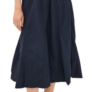 Sea Evelyn Windbreaker Bubble Skirt Navy M