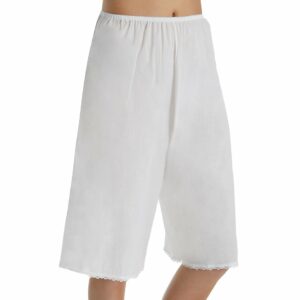 Shadowline Women's Batiste Culottes in White (2461) | Plus Size Medium | HerRoom.com