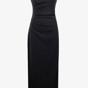 Shira Strapless Dress In Matte Viscose Crepe