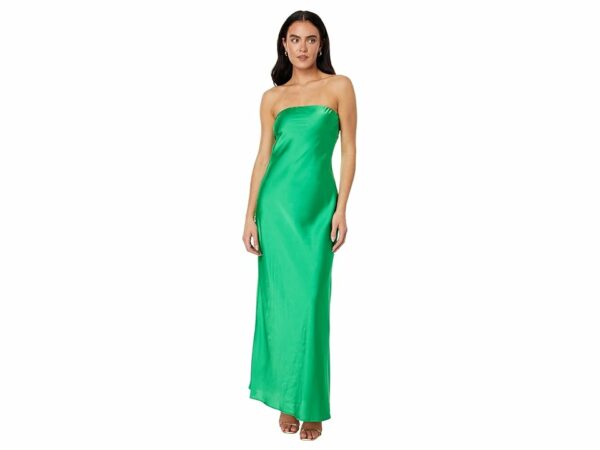 Show Me Your Mumu Taylor Tube Maxi Dress (Green Luxe) Women's Clothing