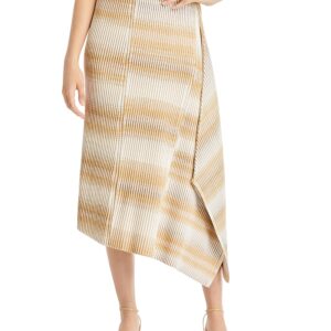 Simkhai Caelan Asymmetrical Ribbed Skirt