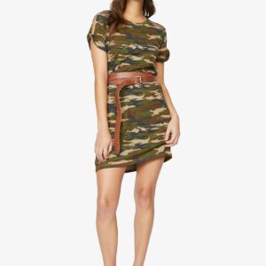 So Twisted T-Shirt Dress Little Hero Camo / L