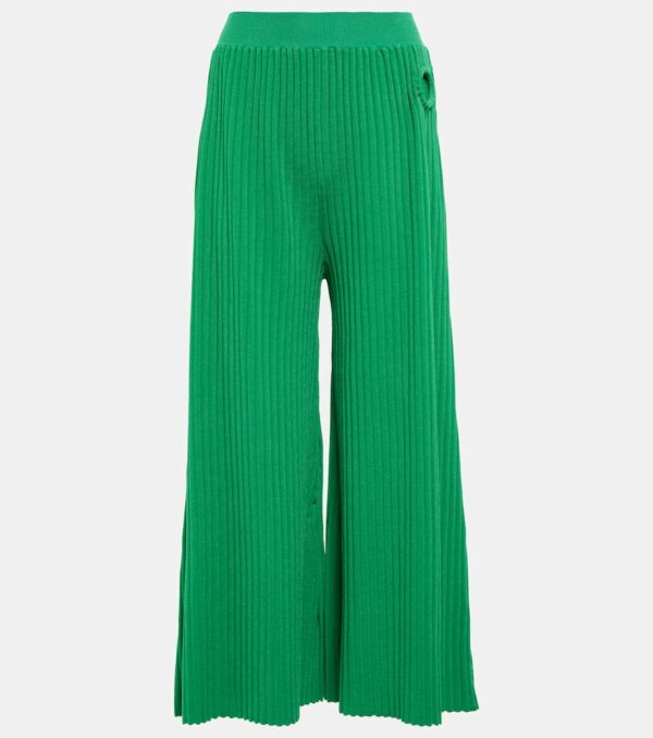 Stella McCartney Ribbed-knit culottes