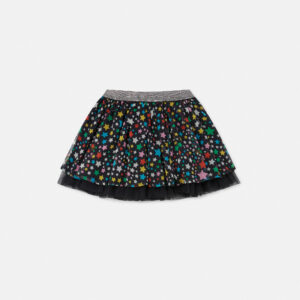 Stella McCartney - Star Pattern Tulle Skirt, Woman, Multicolor, Size: 10