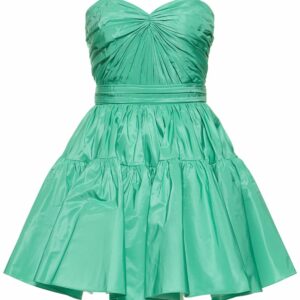 Strapless Taffeta Mini Dress