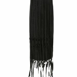 Strapless Tassel Dress