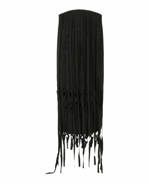 Strapless Tassel Dress