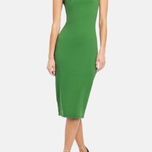 Strapless Tube Midi Luxe Dress