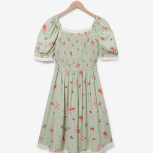 Strawberry Shortcake Allover Print Smock Dress - BoxLunch Exclusive