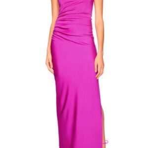 Susana Monaco Ruched Strapless Maxi Dress in Supernova at Nordstrom, Size Medium