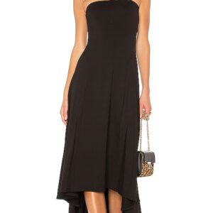 Susana Monaco Strapless Hi Low Dress in Black. - size XS (also in L, S)