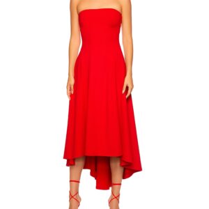 Susana Monaco Strapless High Low Dress