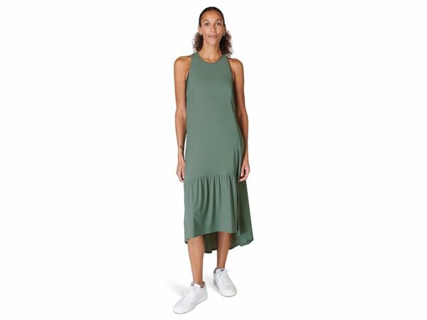 Sweaty Betty Explorer Ace Midi Dress (Cool Forest Green) Women's Dress